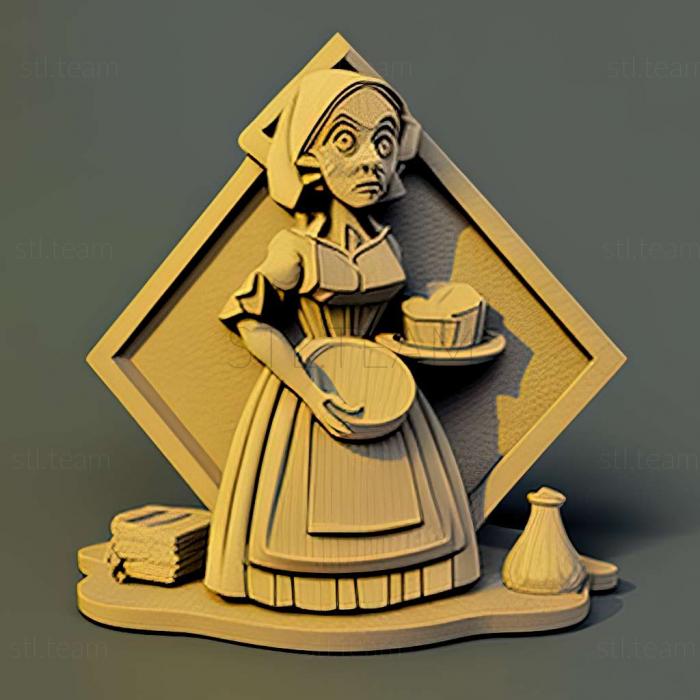 3D model Little My Maid game (STL)